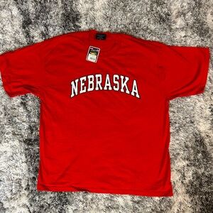 Nebraska Cornhuskers Red Adult XL Short Sleeve Collegiate Graphic Tee NWT